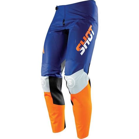 Pantalon Cross SPIRIT SHOT Bleu Marine Orange MAXXESS FR Pantalon Cross