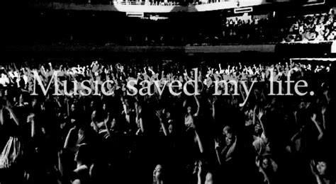 Music Saved My Life Black And White  Wiffle