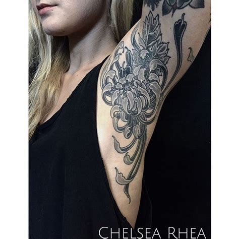 Chelsea Rhea Armpit Tattoo Underarm Tattoo Body Tattoos