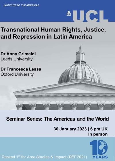 Transnational Human Rights Justice And Repression In Latin America