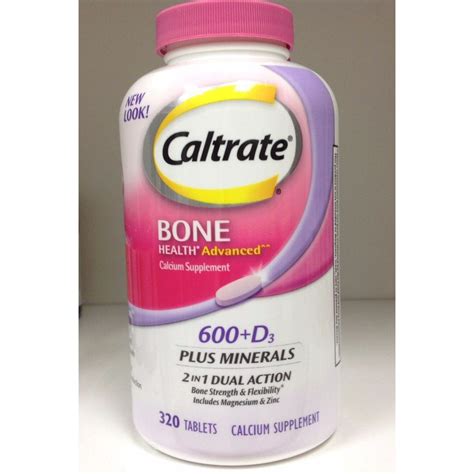 Jual Caltrate Bone Health Advanced 600 D3 Plus Minerals 320 Tablets