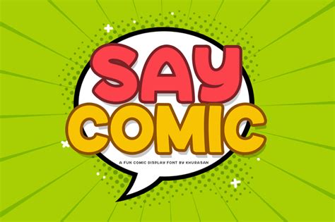 Say Comic Font Dafont