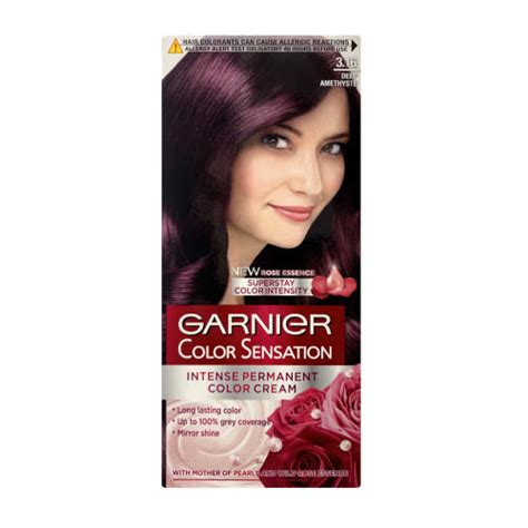 Garnier Color Sensation Intense Permanent Color Cream Deep Amethyst 3