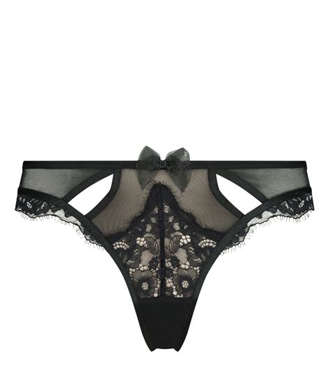 Buy Hunkemoller Caviar Jennifer Lace Brazilian Bikini Briefs For Women