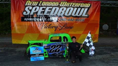 Isaiah Newcomb Wins Saturday At New London Waterford Speedbowl