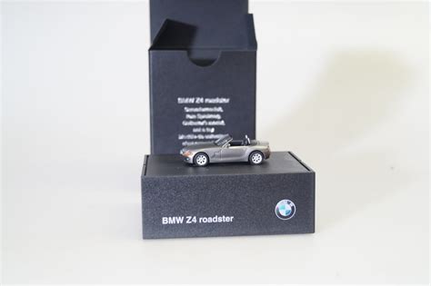 1 87 Herpa 80410144024 BMW Z4 Roadster Grau Met Neuw Ovp