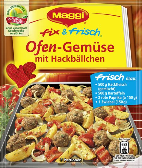 Klassische Zutaten Neu Interpretiert Mit Maggi Fix Frisch Gelingen