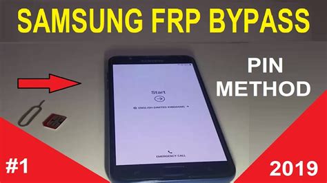 Samsung Frp Bypass Without Pc Pin Method Youtube