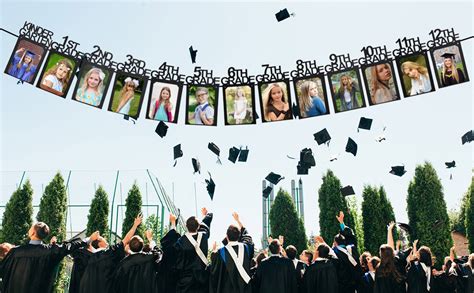 Graduation Decorations Class Of 2023 Graduation Photo Banner 8x10 K 12 Graduation