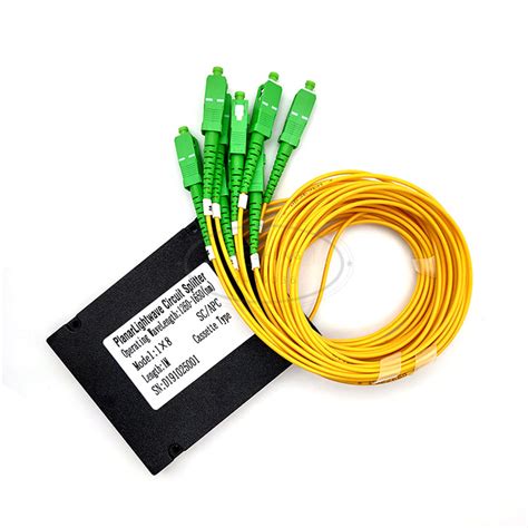 1x8 Sc Apc Fiber Plc Splitter Abs Cassette Type Alte Optic