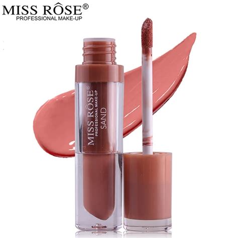 Miss Rose Brand Liquid Lip Gloss Waterproof Long Lasting Lips Makeup Lipstick Matte Easy To Wear