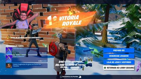 Fortnite 1a Vitoria Coroa Vitoria Royale Coroada YouTube