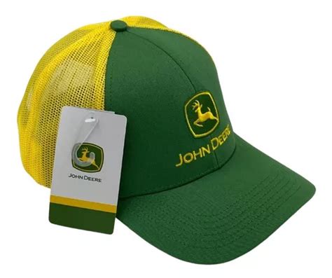 Gorra John Deere Trucker Mesh Verde Orginal Envío gratis