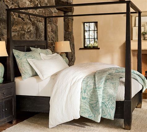 Gojee Dawson Canopy Bed By Pottery Barn With Images Traditional