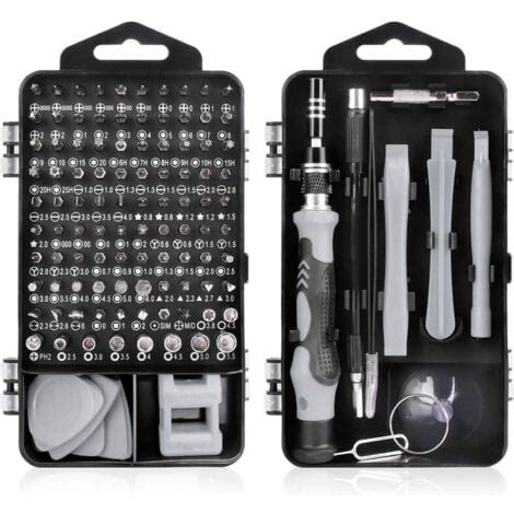 115 En 1 Tournevis Precision Kit Tools Portable Kit Tournevis De