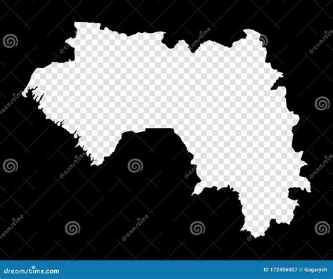 Stencil Map Of Guinea Stock Vector Illustration Of Isolated 172456007