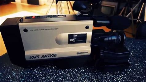 Hitachi Saticon Tube Full Size Vhs Movie Camcorder Vm 200e Anno 1984