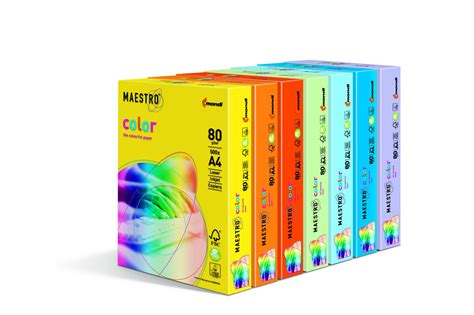 Mondi Maestro Color Paper Colored Print paper 80 120 160g/m² DIN-A4 / A3