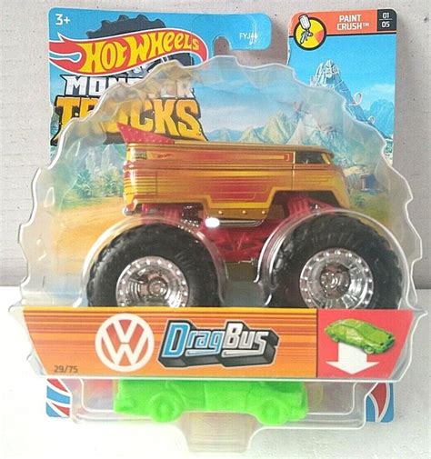 Hot Wheels Monster Trucks Vw Drag Bus Volkswagen Gth Eur