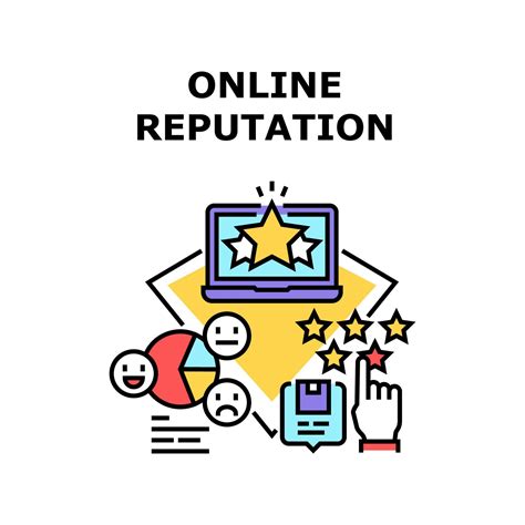 Online Reputation Vector Concept Illustration 9906951 Vector Art at