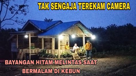 Tak Sengaja Terekam Camera Bayangan Hitam Melintas Saat Bermalam Di