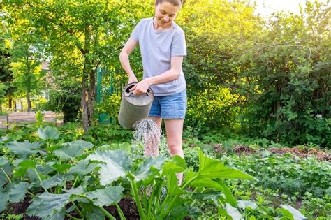 Concepto de agricultura de jardinería mujer jardinera trabajadora