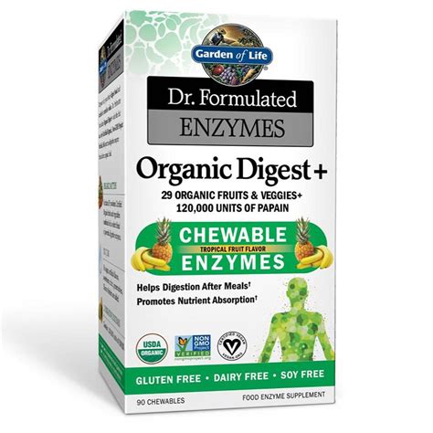 Dr Formulated Organic Digest 90 Chewables — Best Price Nutrition