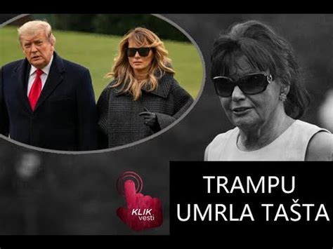 Tuga U Porodici Biv Eg Ameri Kog Predsednika Melanija Objavila Da Je