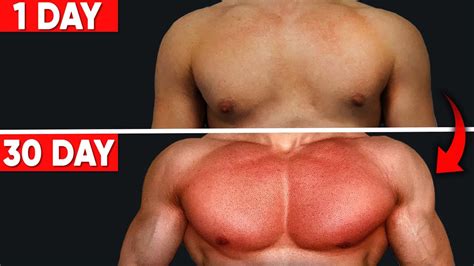 Build Bigger Chest In 30 Days Home Exercises Youtube