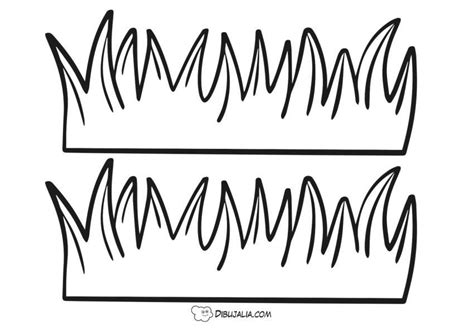 Plantilla Para Hierba Dibujo Dibujalia Dibujos Para Porn Sex Picture