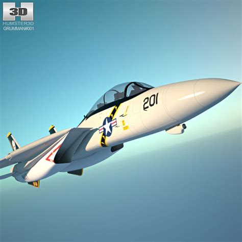 Grumman F 14 Tomcat 3d Model Aircraft On Hum3d