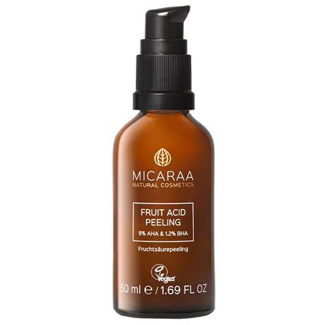 Micaraa Fruchtsäure Peeling gegen Pickel mit AHA BHA 50 ml shop