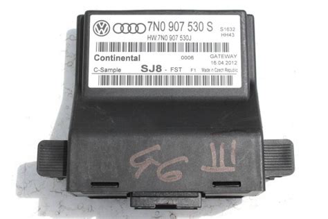 VW AUDI SEAT SKODA MODUŁ STEROWNIK GATEWAY 7N0907530S 7N0907530J