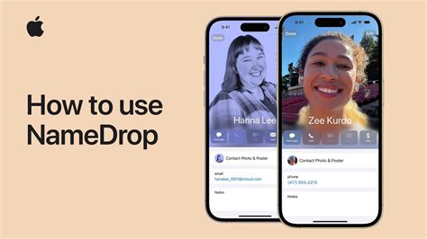 How To Use Namedrop On Iphone Apple Support Youtube