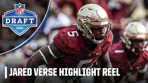 Jared Verse Highlight Reel Los Angeles Rams Select Fsu De At No