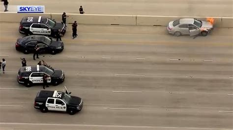 Texas Police Chase Northwest Houston Pursuit Leads To Woman Bailing Out Of Truck 2 Detained