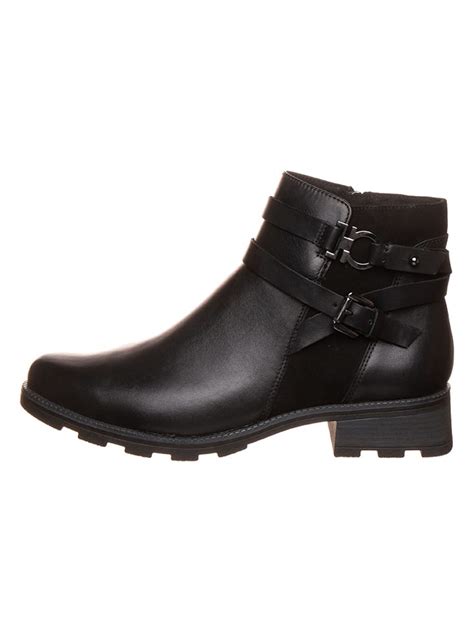 Caprice Leren Boots Zwart Goedkoop Kopen Limango