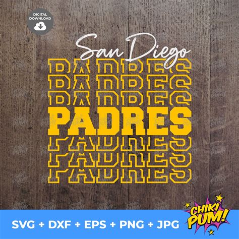 San Diego Padres Svg • Mlb Baseball Team T Shirt Design Svg Cut Files