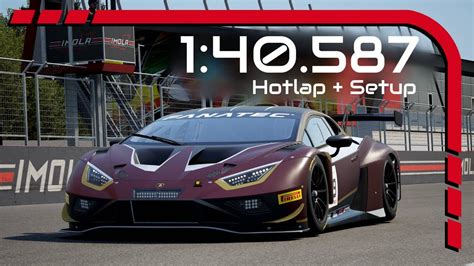 Imola Acc Hotlap Setup Lamborghini Huracan Gt Evo