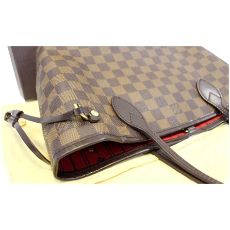 Louis Vuitton Neverfull Pm Damier Ebene Tote Shoulder Bag Brown Us