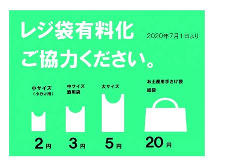 レジ袋有料化について 新着情報 よねおりかんこうセンター