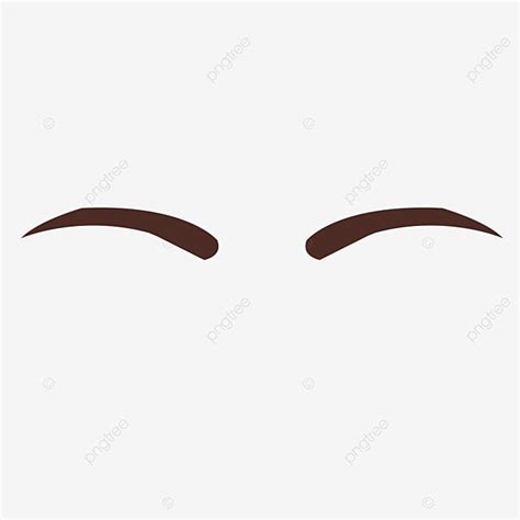 Cejas Pintadas A Mano De Dibujos Animados Png Dibujos Animados