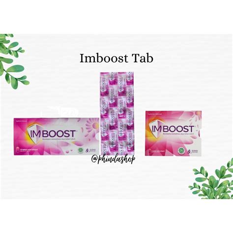 Jual Imboost Tab Strip 4 10 Indonesia Shopee Indonesia