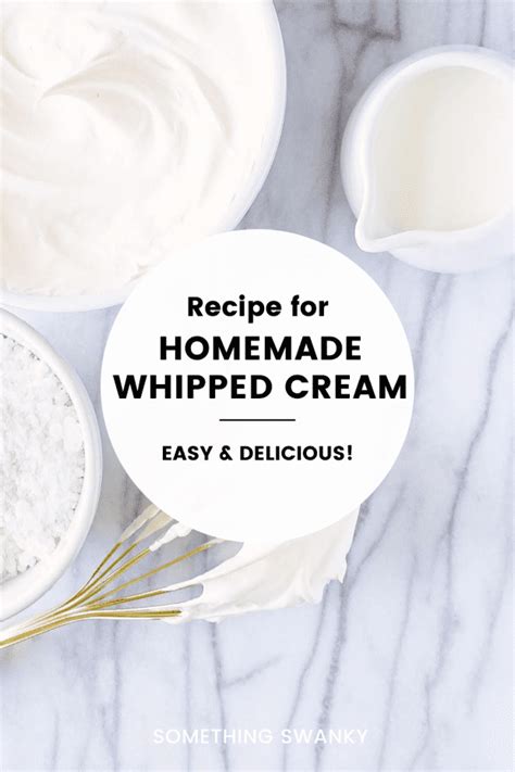 How To Make Whipped Cream Artofit