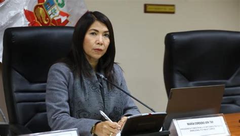 María Cordero Jon Tay Comisión De Ética Aprueba Informe Que Recomienda