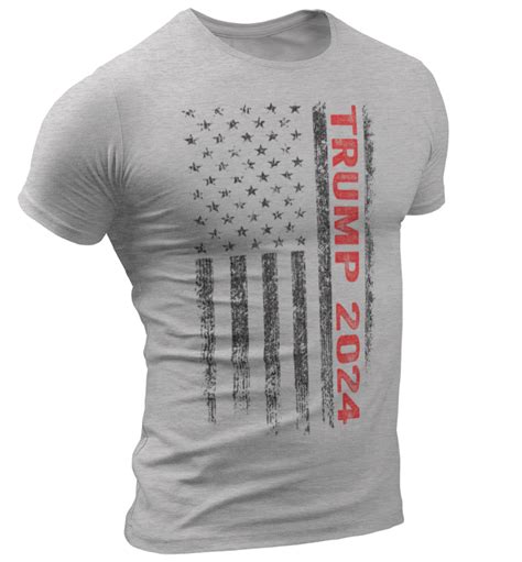 Trump 2024 Djt Usa Flag T Shirt Donald Trump President Republican Trump