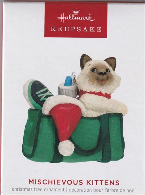 Hallmark Mischievous Kittens 25th In The Series Keepsake Ornament 2023