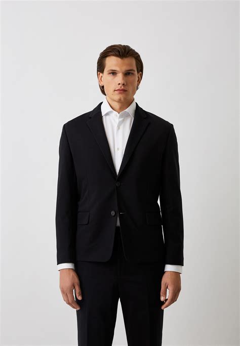 Пиджак Hugo, цвет: черный, RTLACX543401 — купить в интернет-магазине Lamoda