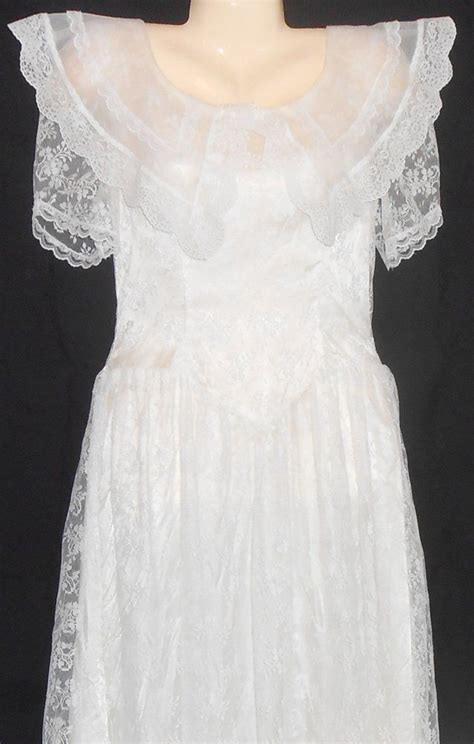 Jessica Mcclintock S Dress Gunne Sax Vintage Sz Juniors Lace