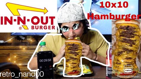 In N Out X Burger Challenge Patties Youtube